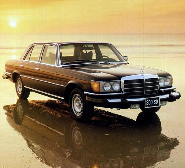 Mercedes-Benz 300 SD der S-Klasse Baureihe 116, USA-Ausführung. Der Typ wurde von 1977 bis 1980 gebaut, die Baureihe 116 von 1972 bis 1980.